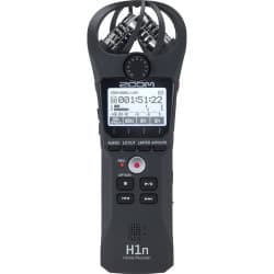 Zoom H1n - Gravador Portátil de 2 Entradas/2-Track com Microfone X/Y Integrado (Preto)