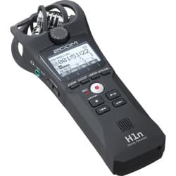 Zoom H1n - Gravador Portátil de 2 Entradas/2-Track com Microfone X/Y Integrado (Preto)