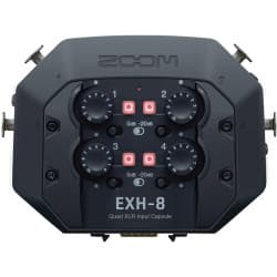 Zoom EXH-8 - Cápsula de Entrada Quad XLR para Gravador H8