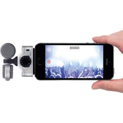 Zoom iQ7 - Microfone Estéreo Mid-Side para Dispositivos iOS com Conector Lightning