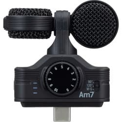 Zoom Am7 - Microfone Estéreo Mid-Side para Dispositivos Android com Conector USB-C