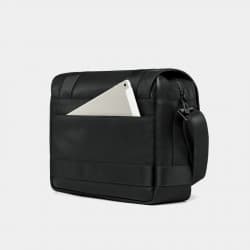 Nordweg - Bolsa de Couro Italiano para Fotógrafos Dolomitas (Preto)
