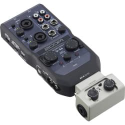 Zoom U-44 - Interface de Áudio/MIDI Portátil USB 4x4