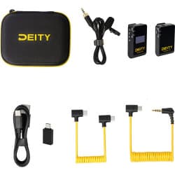 Deity - Microfone Deity Pocket Wirelees Lapela digital (2.4GHz)
