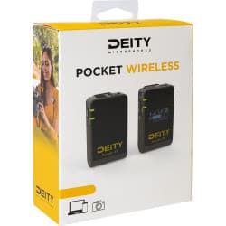 Deity - Microfone Deity Pocket Wirelees Lapela digital (2.4GHz)