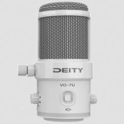 Deity VO-7U - Kit de Microfone Supercardióide Dinâmico com Boom Arm e Tripé de Mesa para Streamer