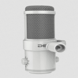 Deity VO-7U - Kit de Microfone Supercardióide Dinâmico com Boom Arm e Tripé de Mesa para Streamer
