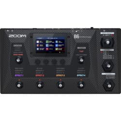 Zoom B6 - Pedaleira Multi-Efeitos para Baixo Elétrico