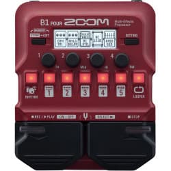 Zoom B1 Four - Pedaleira Multi-Efeitos para Baixo Elétrico
