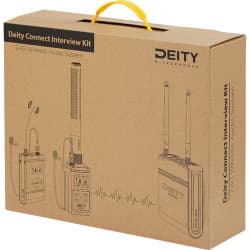Deity Connect Interview - Kit de 2 Microfones Lapela Wireless para Entrevistas (2.4 GHz)