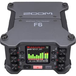 Zoom F6 - Gravador de Campo MultiTrack