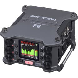 Zoom F6 - Gravador de Campo MultiTrack