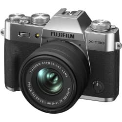 Fujifilm - Câmera Mirrorless X-T30 II com Lente XC 15-45mm OIS PZ (Prata)