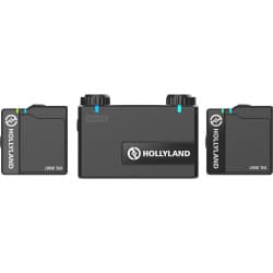 Hollyland LARK 150 - Microfone Sem Fio /Wireless ara Entrevista (2,4 GHz, preto)
