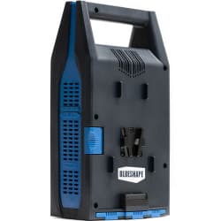 BLUESHAPE - Carregador de Viagem (Dual V-Mount 6A com saída XLR)