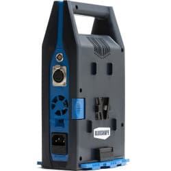 BLUESHAPE - Carregador de Viagem (Dual V-Mount 6A com saída XLR)