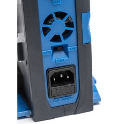 BLUESHAPE - Carregador de Viagem (Dual V-Mount 6A com saída XLR)