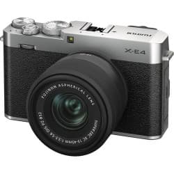 Fujifilm X-E4 - Câmera Mirrorless (Corpo/Prata)