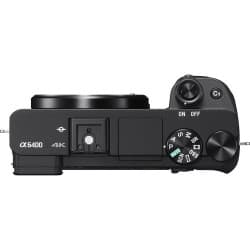 Câmera Mirrorless Sony a6400 com lente 16-50mm