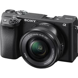 Câmera Mirrorless Sony a6400 com lente 16-50mm