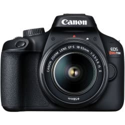 Canon Câmera EOS Rebel T100 com Lente EF-S 18-55mm f/3.5-5.6 III