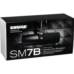Shure SM7B - Microfone Vocal Profissional para Podcast