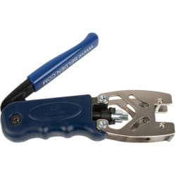 ICM CPLCRBC-BR Cable Pro Radial Double Bubble Compression Tool - Blue