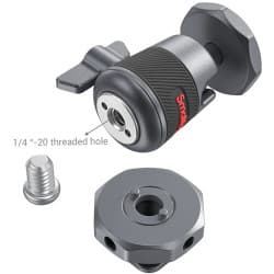 SmallRig - Mini Ball Head com Sapata Fria Removível