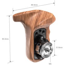 SmallRig - Punho de Madeira (Lado Esquerdo) com Roseta ARRI