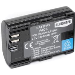 Blueshape - Bat Pack para Canon LPE6NH 7.2V 2,25Ah 16Wh