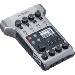 Zoom PodTrak P4 - Gravador de Podcast Portátil Multitrack