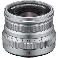 Fujifilm - Lente XF16mm f/2.8 R WR (Prata)
