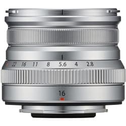 Fujifilm - Lente XF16mm f/2.8 R WR (Prata)