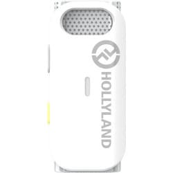 Hollyland LARK C1 DUO - Microfone Lapela Sem Fio/Wireless para iPhone iOS (Branco, 2,4 GHz)