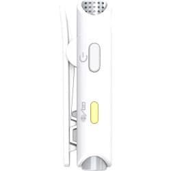 Hollyland LARK C1 DUO - Microfone Lapela Sem Fio/Wireless para iPhone iOS (Branco, 2,4 GHz)