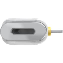 Hollyland LARK C1 DUO - Microfone Lapela Sem Fio/Wireless para iPhone iOS (Branco, 2,4 GHz)