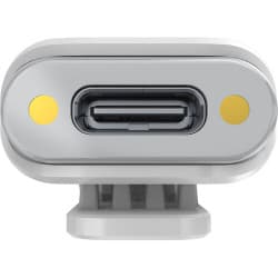 Hollyland LARK C1 DUO - Microfone Lapela Sem Fio/Wireless para iPhone iOS (Branco, 2,4 GHz)