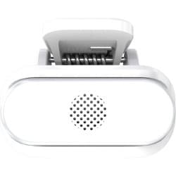 Hollyland LARK C1 DUO - Microfone Lapela Sem Fio/Wireless para iPhone iOS (Branco, 2,4 GHz)