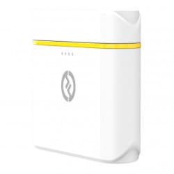 Hollyland LARK C1 DUO - Microfone Lapela Sem Fio/Wireless para iPhone iOS (Branco, 2,4 GHz)