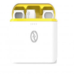 Hollyland LARK C1 DUO - Microfone Lapela Sem Fio/Wireless para iPhone iOS (Branco, 2,4 GHz)