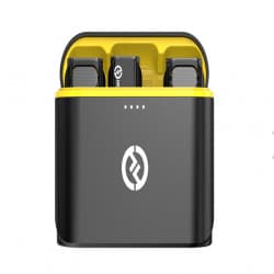 Hollyland LARK C1 DUO - Microfone Lapela Sem Fio/Wireless/USB-C para Android (Preto, 2,4 GHz)