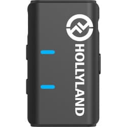 Hollyland LARK M1 DUO - Microfone Lapela Sem Fio/Wireless para Entrevista (Preto, 2,4 GHz)