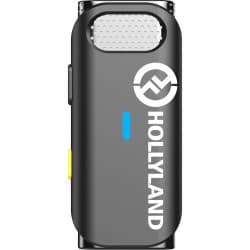 Hollyland LARK M1 DUO - Microfone Lapela Sem Fio/Wireless para Entrevista (Preto, 2,4 GHz)