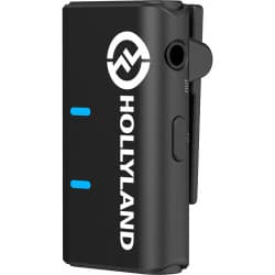 Hollyland LARK M1 DUO - Microfone Lapela Sem Fio/Wireless para Entrevista (Preto, 2,4 GHz)