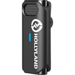 Hollyland LARK M1 DUO - Microfone Lapela Sem Fio/Wireless para Entrevista (Preto, 2,4 GHz)