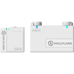 Hollyland LARK 150 SOLO - Microfone Lapela Sem Fio/Wireless (Branco, 2,4 GHz)