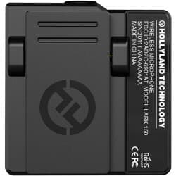 Hollyland LARK 150 - Transmissor de Microfone sem Fio com Clip (Preto, 2,4 GHz)