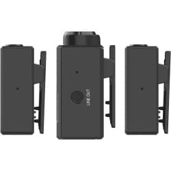 Hollyland LARK 150 - Microfone Sem Fio /Wireless ara Entrevista (2,4 GHz, preto)
