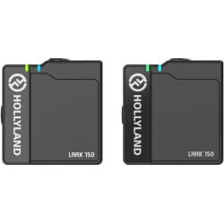 Hollyland LARK 150 - Microfone Sem Fio /Wireless ara Entrevista (2,4 GHz, preto)
