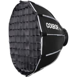 Colbor - Softbox Parabólico de Quick-Setup com Grade e Montagem Bowens (17,7")
